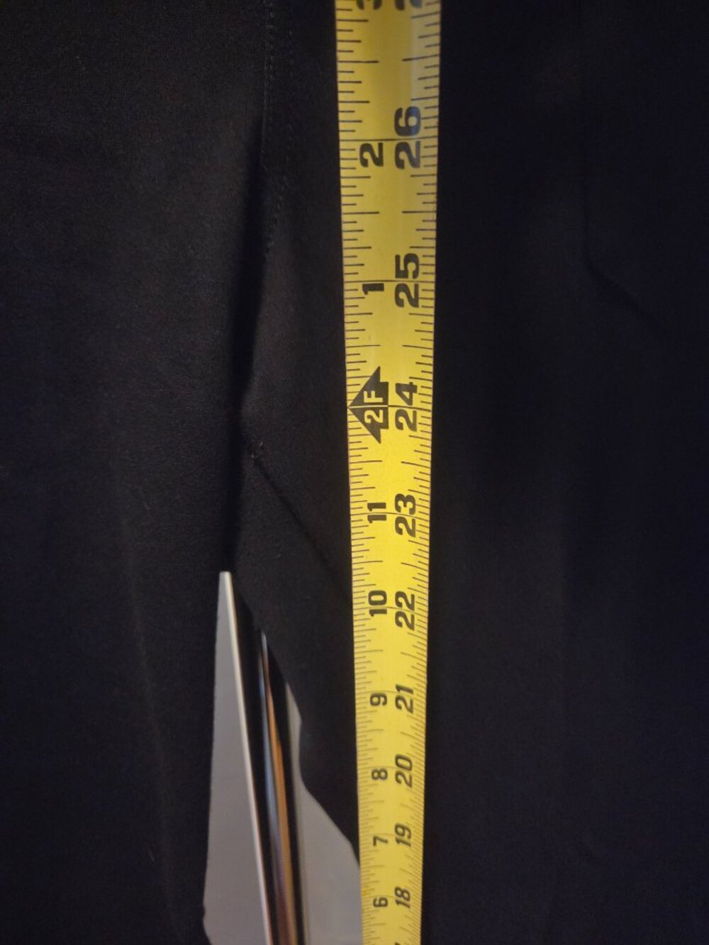 Democracy "Ab"solution Black High Rise Drawstring Cropped Pants Size L - Picture 5 of 11